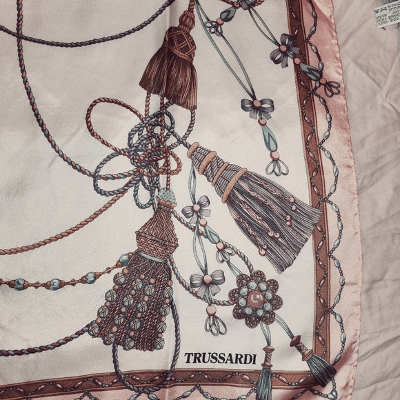 Trussardi Silk Scarf Large Square - Picture 15 of 17